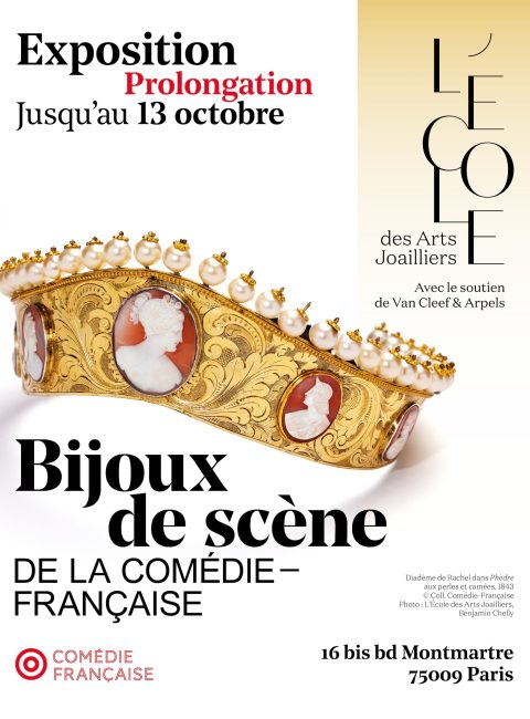 Affiche de l'exposition Bijoux de scène de la Comédie-Française