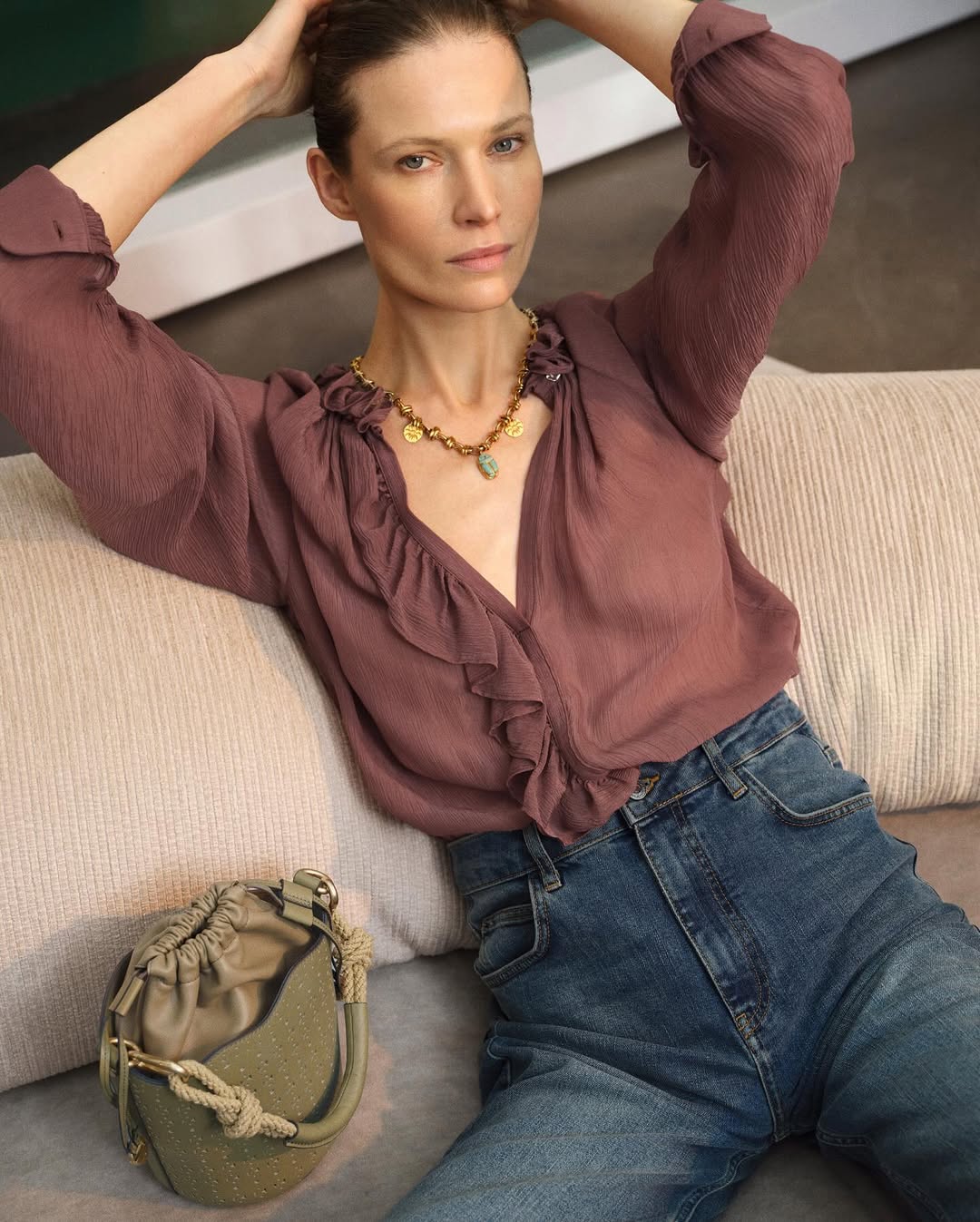 Lelegance effortless dune blouse culte Modalova